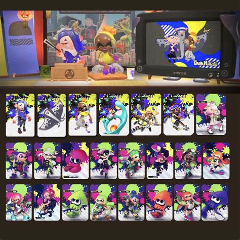 23Pcs/set Amiibo Cards NFC Tag Splatoon 3 Game Card 